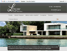 Tablet Screenshot of luxuryvillasbarcelona.com